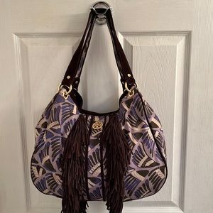 Tory Burch Sawla Fringe Hobo Bag
